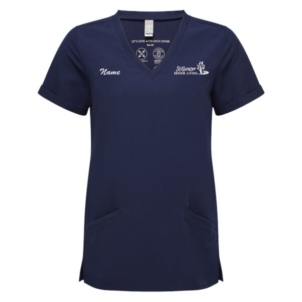 Women's Invincible V-Neck Stretch Scrub Top Thumbnail